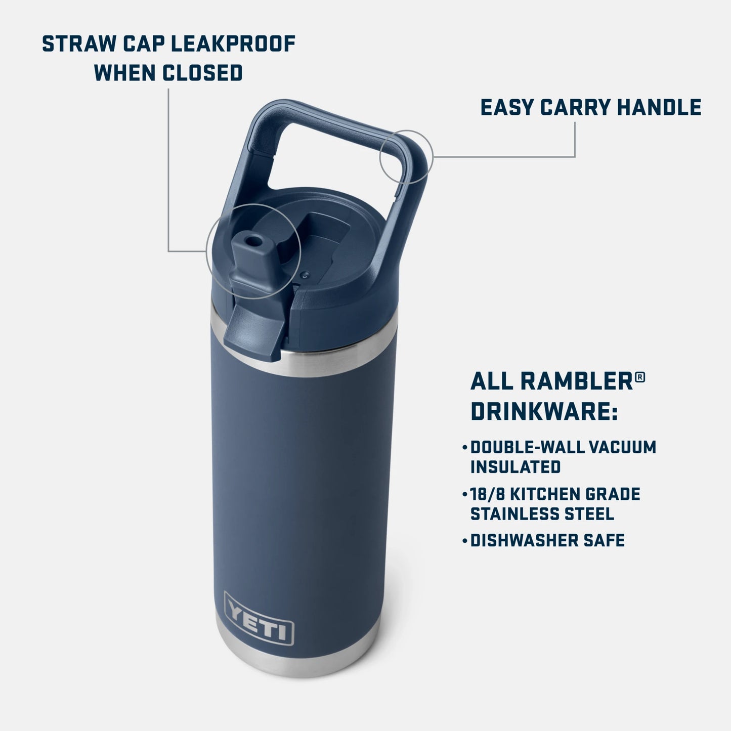 18 oz Water Bottle - US 7472