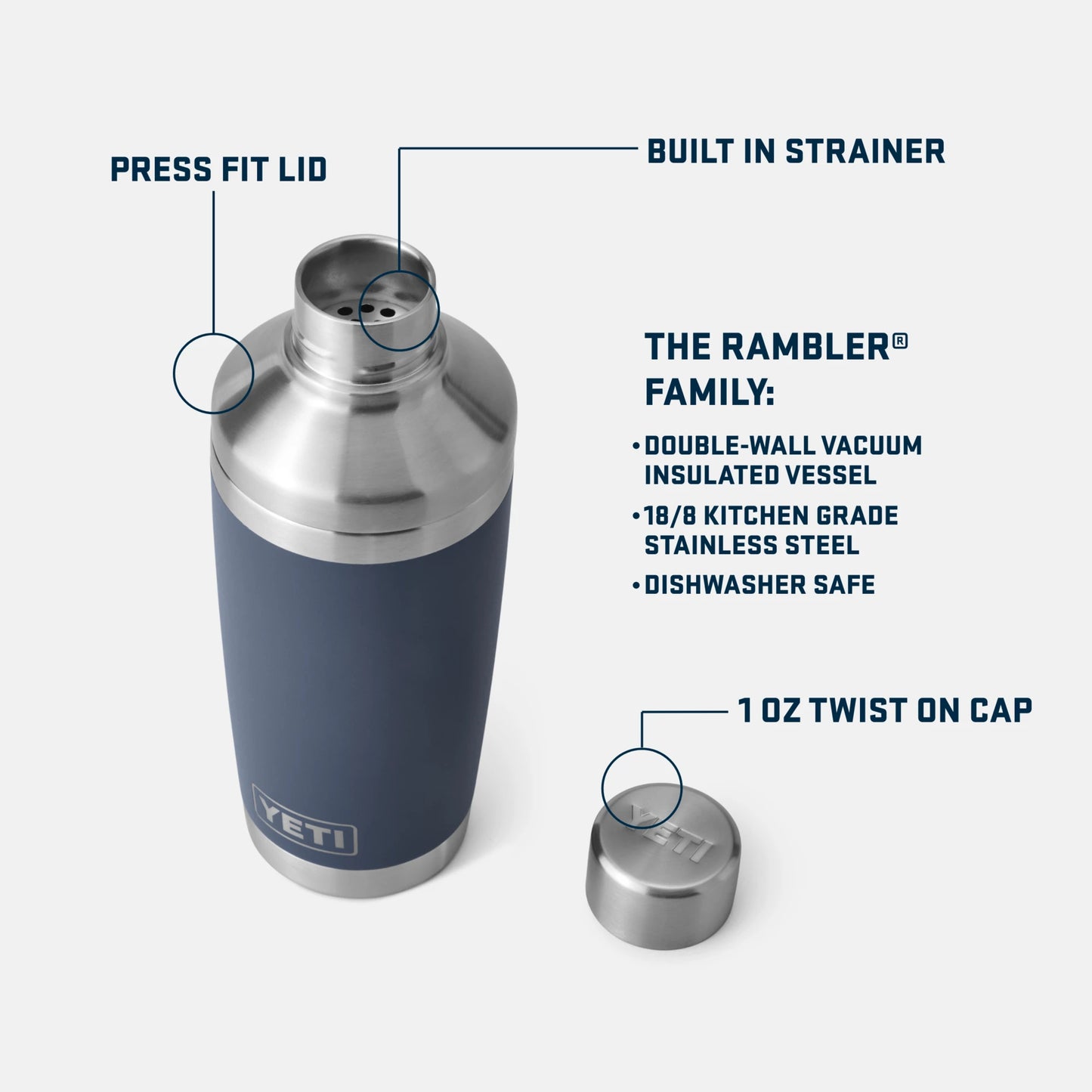 20 oz Cocktail Shaker - US 6609