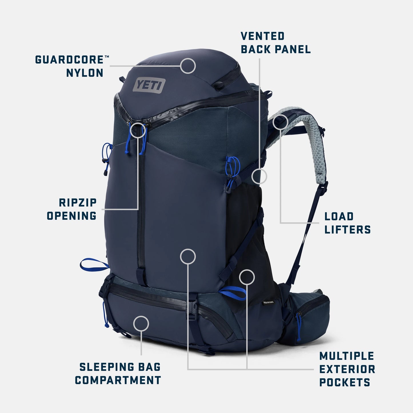 60L Women's Hiking Pack - US 5868