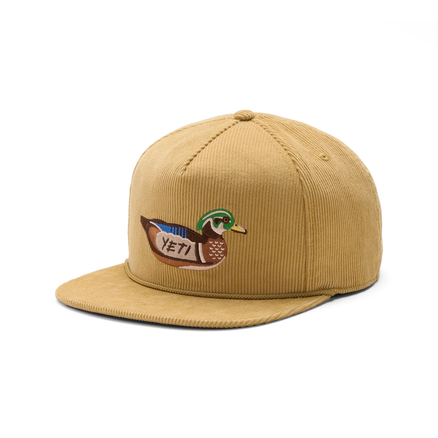 Corduroy Flat Brim Rope Hat - US 8967